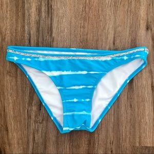 Blue Rhinestoned Pro Dance/ Cheer Audition Bottoms